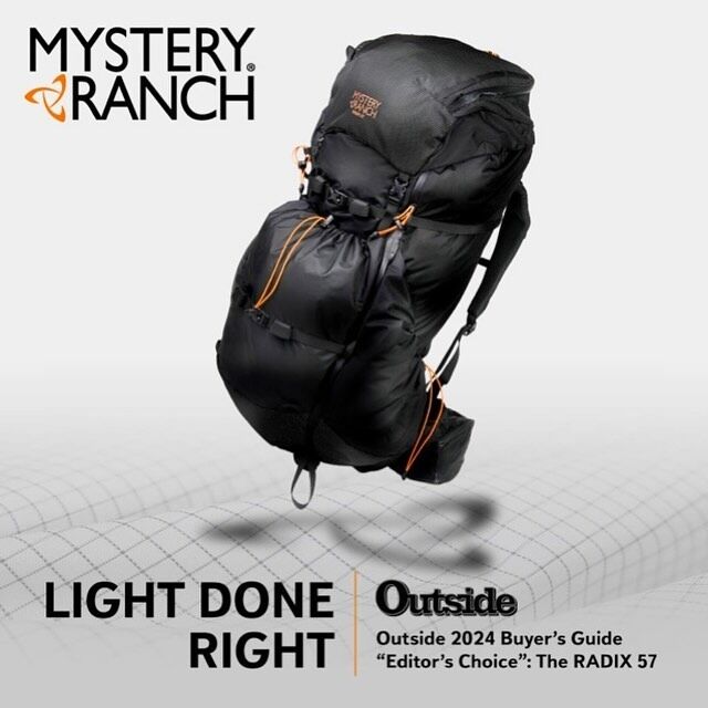 Light done right! ✅ Grattis @mysteryranch till Editors Choice för nya Radix-ryggsäckarna. 👏👏👏 #granitbiten