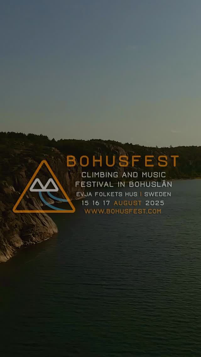 Bara en månad kvar till klätterårets höjdpunkt! 🎉 Hoppas vi ses på @bohusfest, mitt i klätterparadiset Bohuslän. 👌🧗🏻 #granitbiten #rabnordic