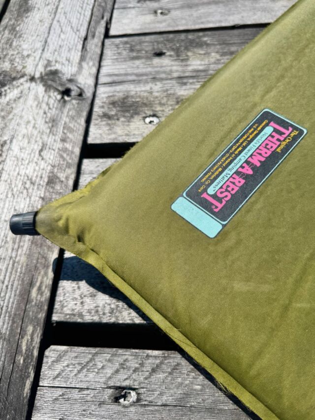 Funkar fortfarande som det ska, efter mer än 30 år. Kvalitet! 👌 @thermarest #granitbiten