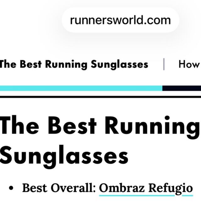 Står det i tidningen så måste det vara sant. 👍 Ombraz Refugio, bästa löparglasögonen 2026 enligt Runners World! 😎 #granitbiten #ombrazsunglasses